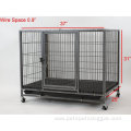 3 Tier Dog Cage with Wheels Trays House